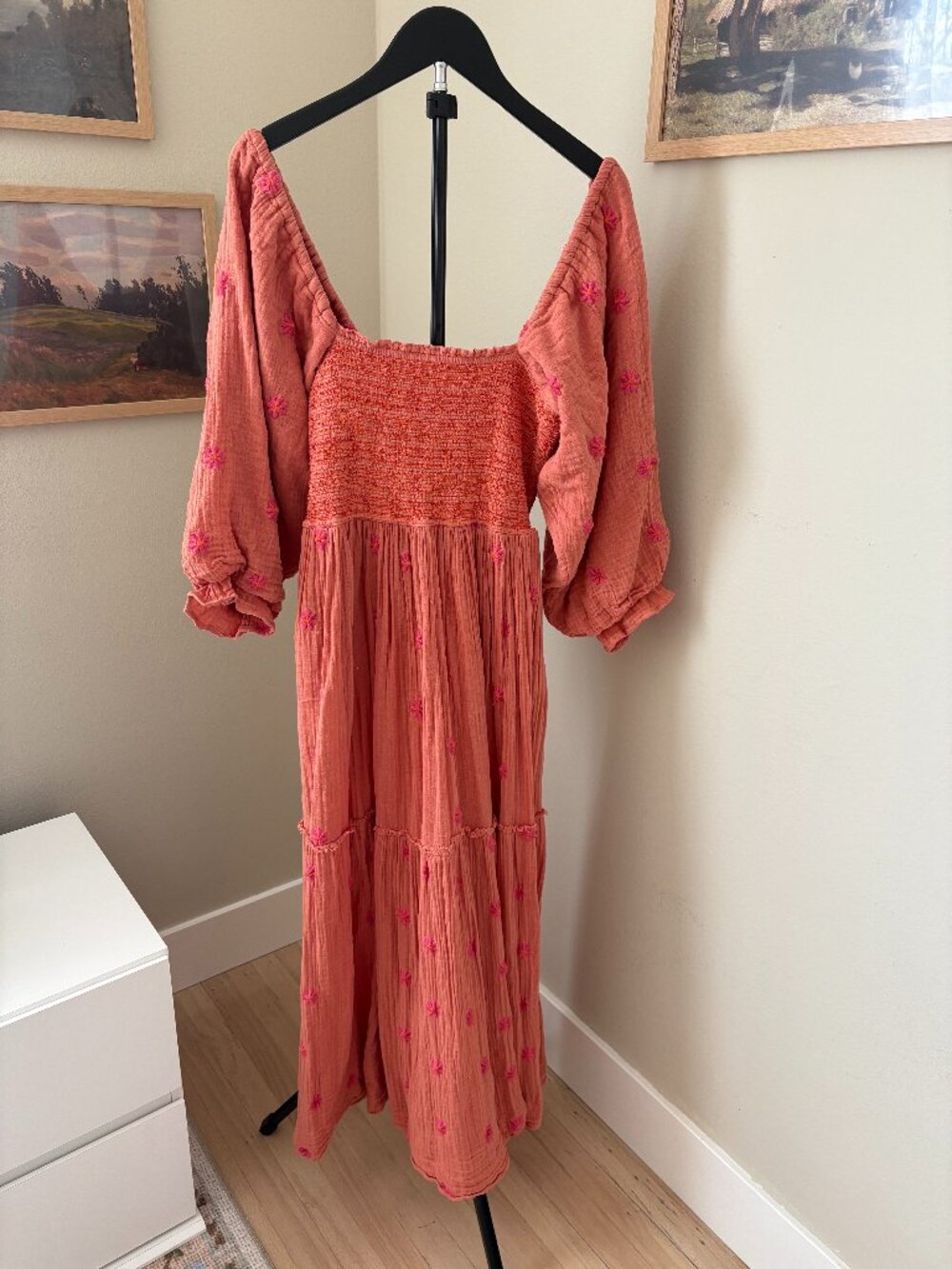 free people dahlia embroidered maxi dress